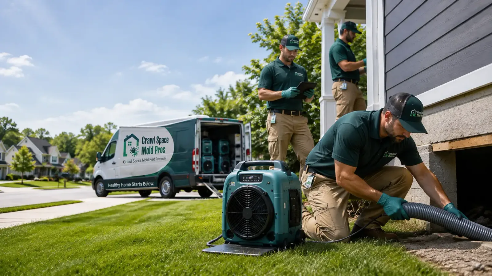 Crawl Space Mold Removal in Appleton, WA